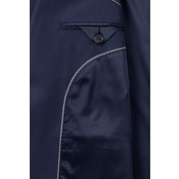 Lands end Suit 2 piece True Navy Blazer 46 T - Picture 10 of 10